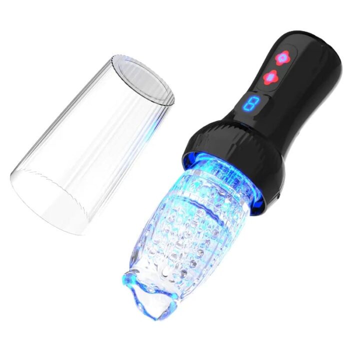 New Gawk Gawk 3000 Automatic Male Masturbator with 9 Thrusting & Rotating Modes Waterproof Penis Masturbator