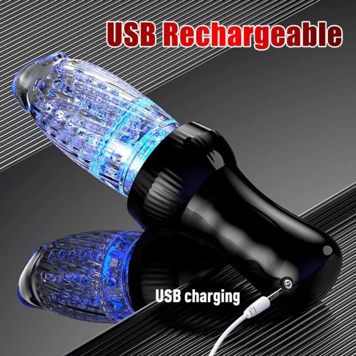 New Gawk Gawk 3000 Automatic Male Masturbator with 9 Thrusting & Rotating Modes Waterproof Penis Masturbator