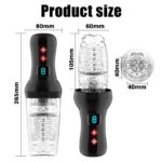 New Gawk Gawk 3000 Automatic Male Masturbator with 9 Thrusting & Rotating Modes Waterproof Penis Masturbator