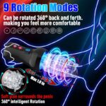 New Gawk Gawk 3000 Automatic Male Masturbator with 9 Thrusting & Rotating Modes Waterproof Penis Masturbator