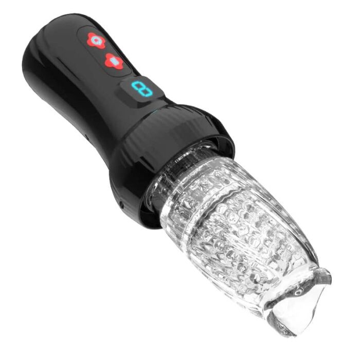 New Gawk Gawk 3000 Automatic Male Masturbator with 9 Thrusting & Rotating Modes Waterproof Penis Masturbator