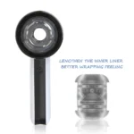 Hair Dryer Automatic Male Masturbator with 6 Vibrations Thrusting Penis Trainer Adult Sex Toys