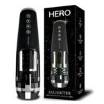 Hero Automatic Male Masturbator with 6-Frequency Thrusting Self-Heating Blowjob Penis Sleeve