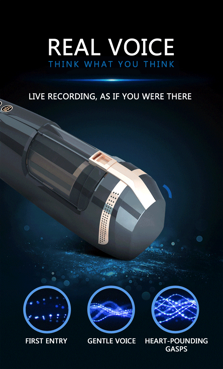 Hero Automatic Male Masturbator with 6-Frequency Thrusting Self-Heating Blowjob Penis Sleeve