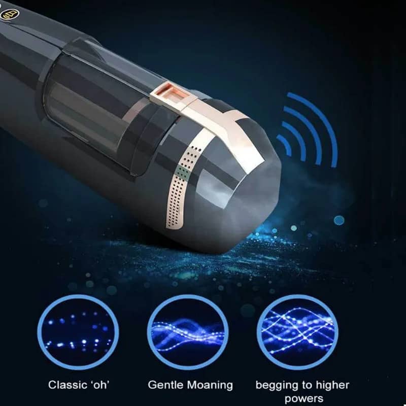 Hero Automatic Male Masturbator with 6-Frequency Thrusting Self-Heating Blowjob Penis Sleeve