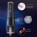 Hero Automatic Male Masturbator with 6-Frequency Thrusting Self-Heating Blowjob Penis Sleeve