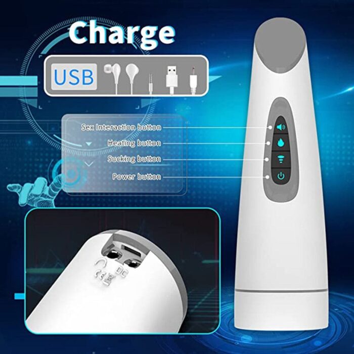 Hgod 007 Automatic Male Masturbato with 7 Vibration 3 Sucking for Penis Masturbation