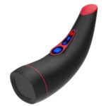 Hgod 007 Pro 9 Vibrating & 9 Sucking Male Masturbator with Heating Voice Blowjob LCD Mens Sex Toy