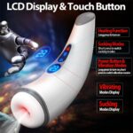 Hgod 007 Pro 9 Vibrating & 9 Sucking Male Masturbator with Heating Voice Blowjob LCD Mens Sex Toy