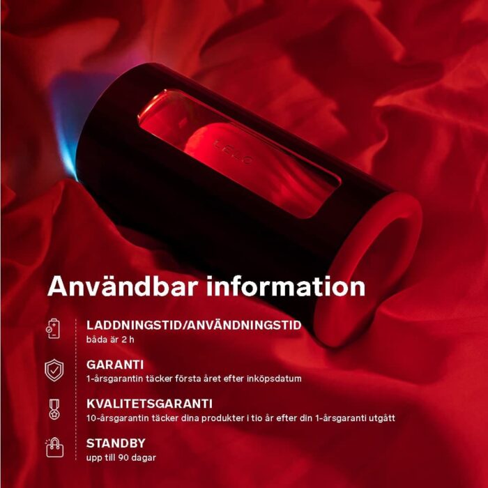 LELO F1S V2 Automatic Male Masturbator with 4 Vibrations Waterproof Sillicone Pocket Pussy Sex Toys for Men