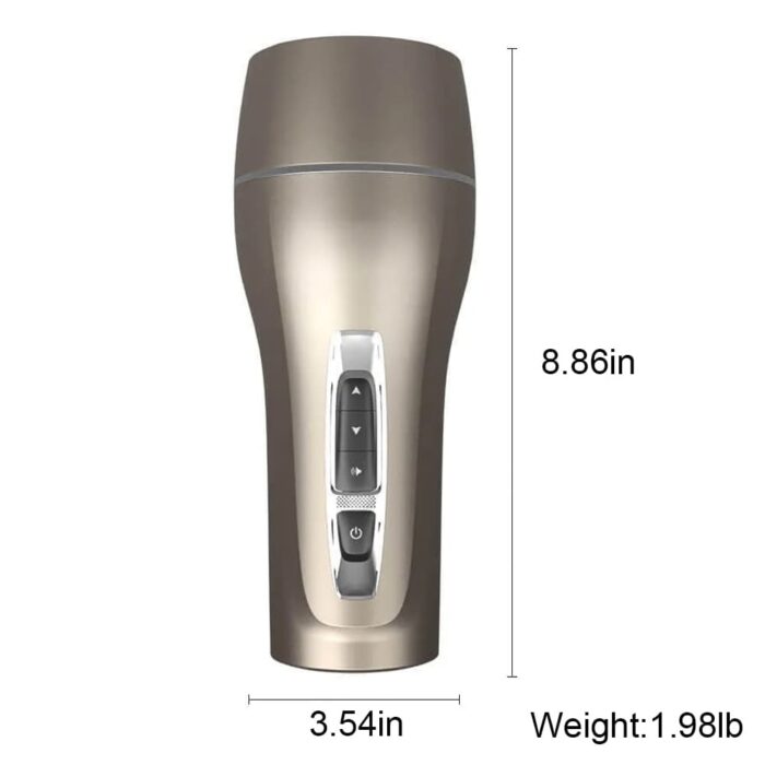 LETEN 10 Frequency Vibrations Male Masturbator Soft TPE Channel Deep Throat Sucking Sex Toys for Men