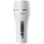 LETEN 10 Frequency Vibrations Male Masturbator Soft TPE Channel Deep Throat Sucking Sex Toys for Men