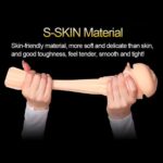 LETEN 10 Frequency Vibrations Male Masturbator Soft TPE Channel Deep Throat Sucking Sex Toys for Men