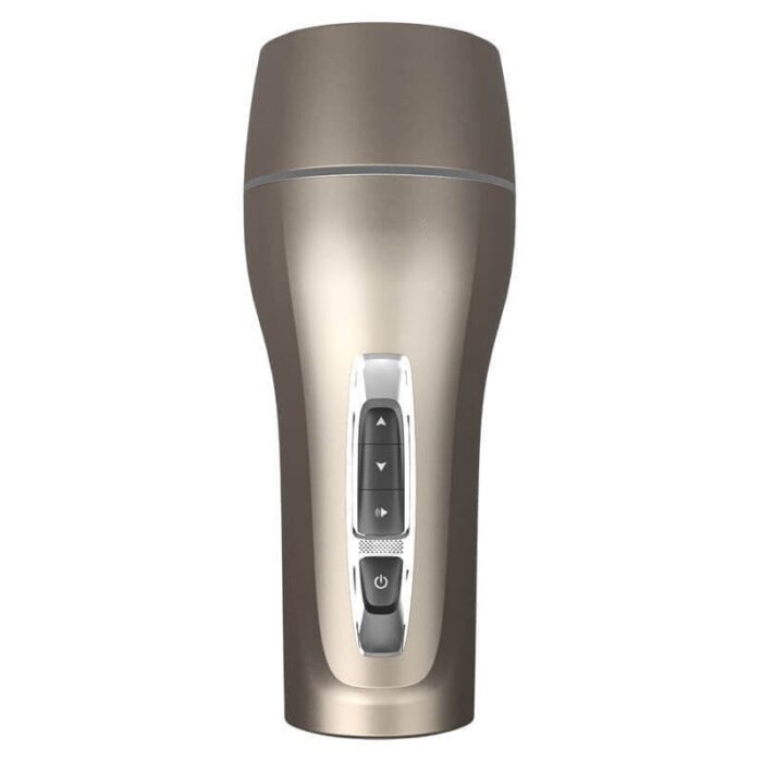 LETEN 10 Frequency Vibrations Male Masturbator Soft TPE Channel Deep Throat Sucking Sex Toys for Men