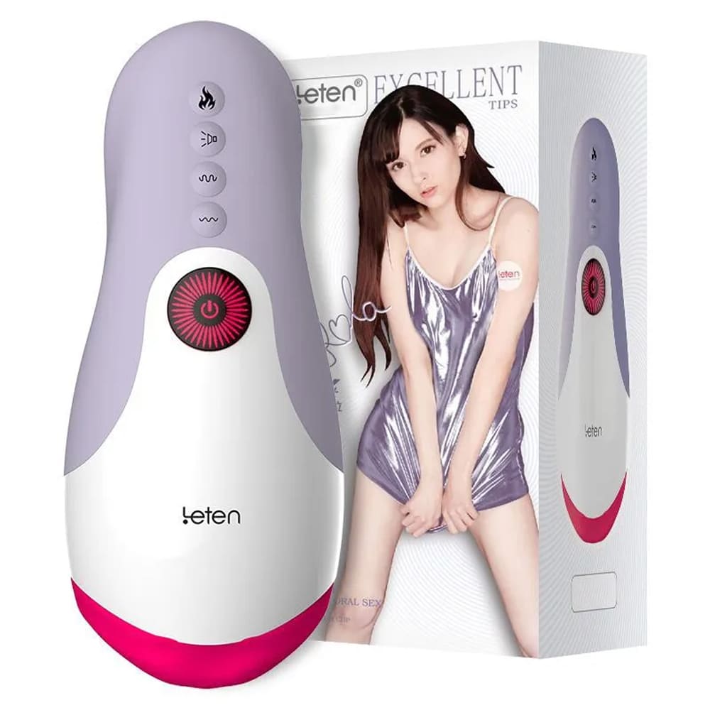 LETEN 10 Powerful Vibrations Male Masturbator Mens Sex Toys with Smart Heated Tongue Licking Blowjob Sex Toy-9 LETEN 10 Powerful Vibrations Male Masturbator Mens Sex Toys with Smart Heated Tongue Licking Blowjob Sex Toy - Image 9