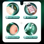 LETEN Automatic Male Masturbator Sex Toys for Men with APP Control 6 Intelligent Interactive Modes Voice Male Stroker