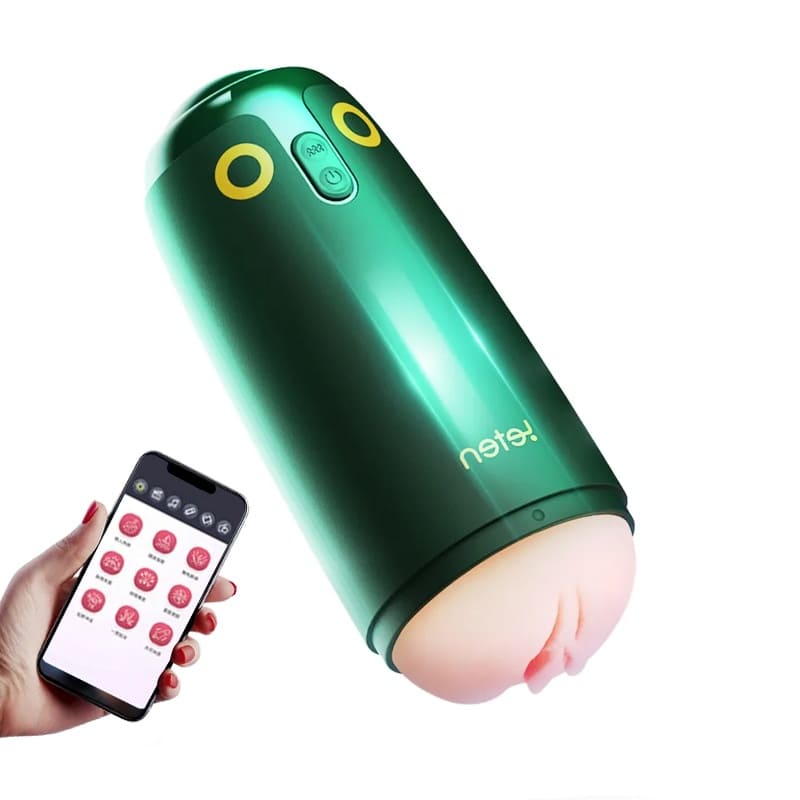 LETEN Automatic Male Masturbator Sex Toys for Men with APP Control 6 Intelligent Interactive Modes Voice Male Stroker