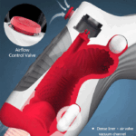 Leten 3 Vibration 7 Frequency Male Masturbator with Dual Motors Deepthroat Sucking Blowjob Toy