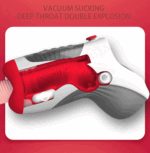 Leten 3 Vibration 7 Frequency Male Masturbator with Dual Motors Deepthroat Sucking Blowjob Toy