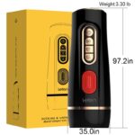 Leten 7 Frequency Vibrations 3 Speeds Automatic Male Masturbator with High-Speed ​​Piston Motor Voice Male Sex Toys