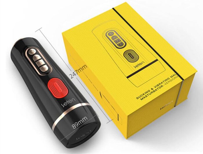 Leten 7 Frequency Vibrations 3 Speeds Automatic Male Masturbator with High-Speed ​​Piston Motor Voice Male Sex Toys