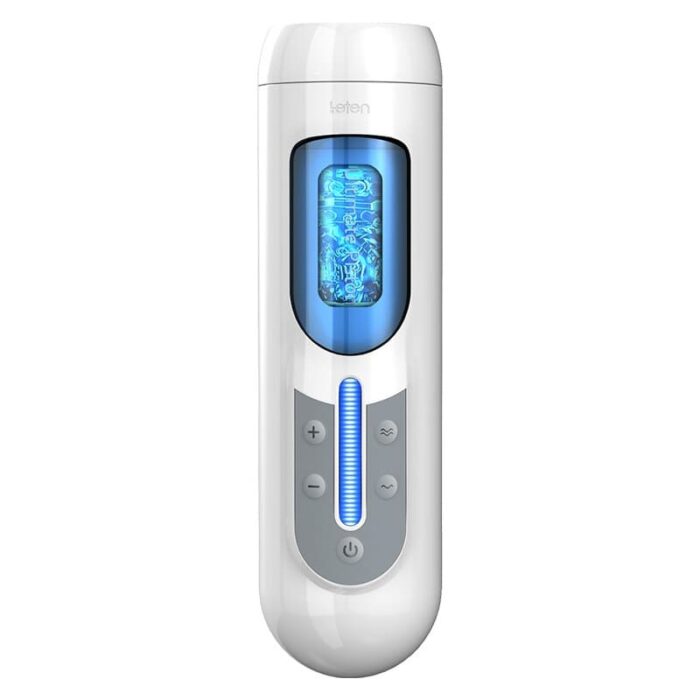 Leten A380 2ND Automatic Male Masturbator with 10 Function Telescopic Vibration Hands Free Voice Sex Machine
