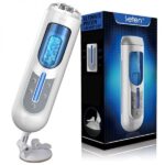 Leten A380 2ND Automatic Male Masturbator with 10 Function Telescopic Vibration Hands Free Voice Sex Machine