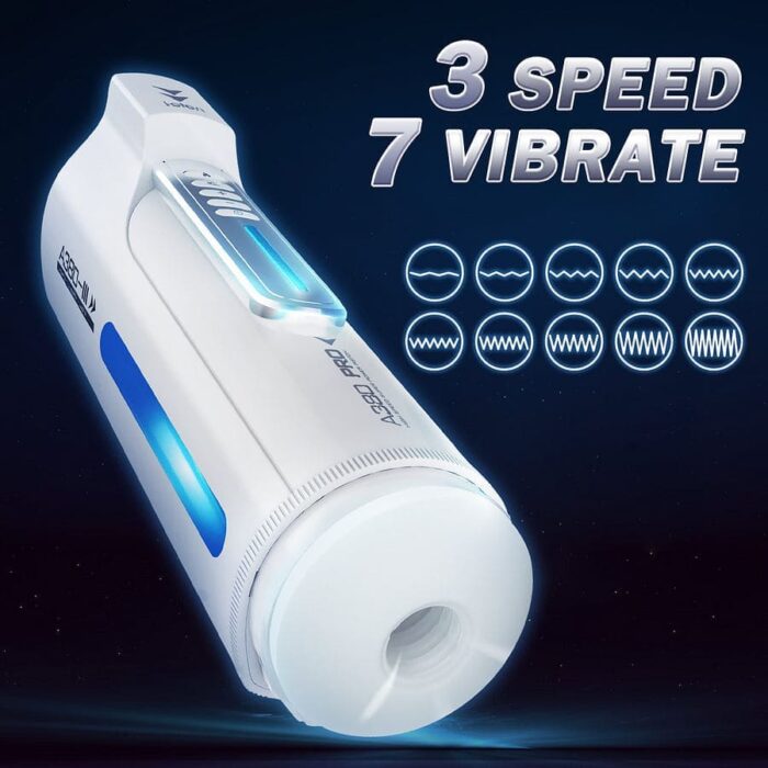 Leten A380 3RD Pro 10 Vibration Sucking Automatic Male Masturbator with Heating Moan Blowjob Sex Toy