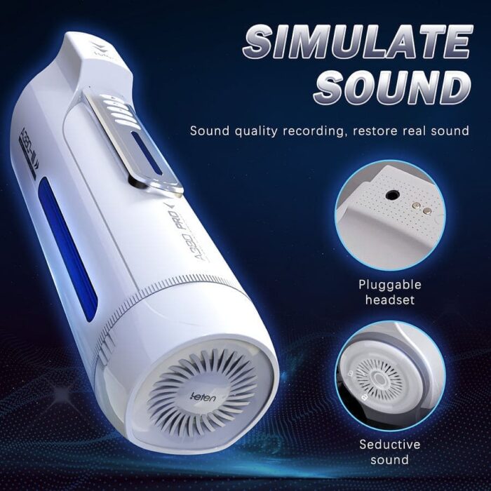 Leten A380 3RD Pro 10 Vibration Sucking Automatic Male Masturbator with Heating Moan Blowjob Sex Toy
