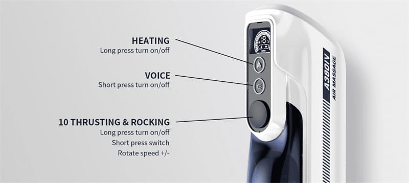 Leten A380 IV Pro Automatic Male Masturbator with 10 Modes Thrusting Heating Voice Male Stroker