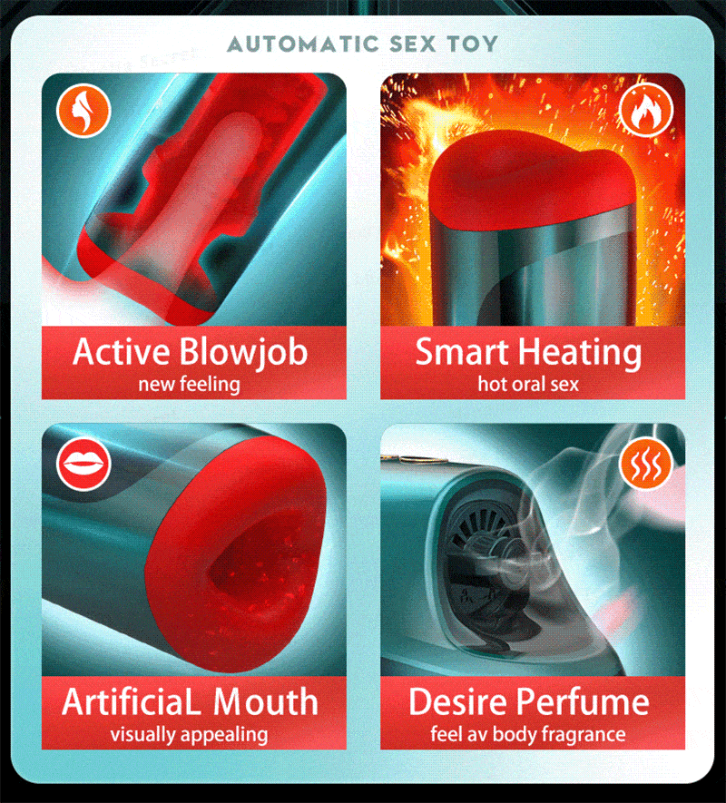 Leten Blowjob III Automatic Male Masturbator with Stepless Speed Voice Heated Deep Thorat Oral Male Stroker