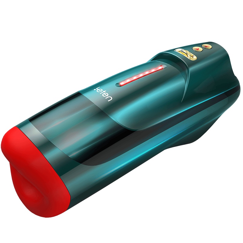 Leten Blowjob III Automatic Male Masturbator with Stepless Speed Voice Heated Deep Thorat Oral Male Stroker