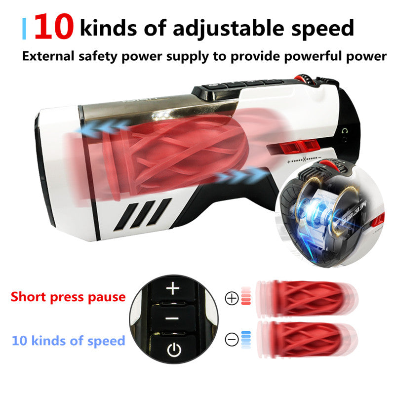 Leten Future Pro 708 Pro Automatic Male Masturbator with 10 Sucking High-Speed Rotating Heating Thrusting Masturbator