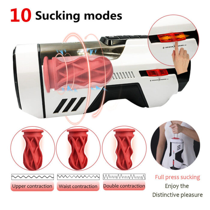 Leten Future Pro 708 Pro Automatic Male Masturbator with 10 Sucking High-Speed Rotating Heating Thrusting Masturbator