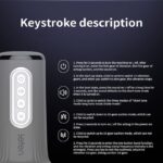 Leten SM240 Male Masturbator with Heating & Voice, 10 Vibrating & Sucking Modes Male Stroker