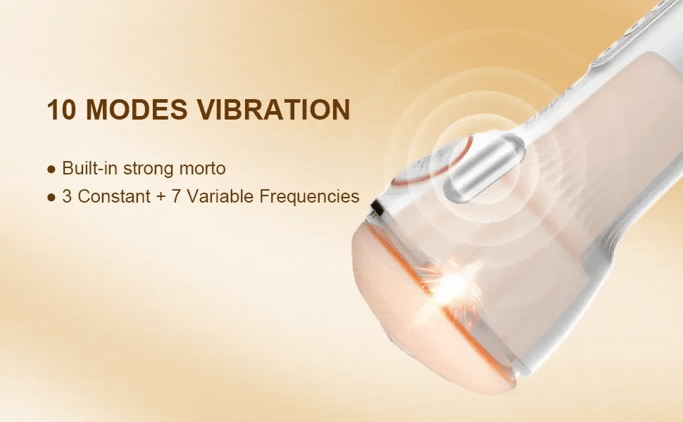 Leten SM240 Male Masturbator with Heating & Voice, 10 Vibrating & Sucking Modes Male Stroker