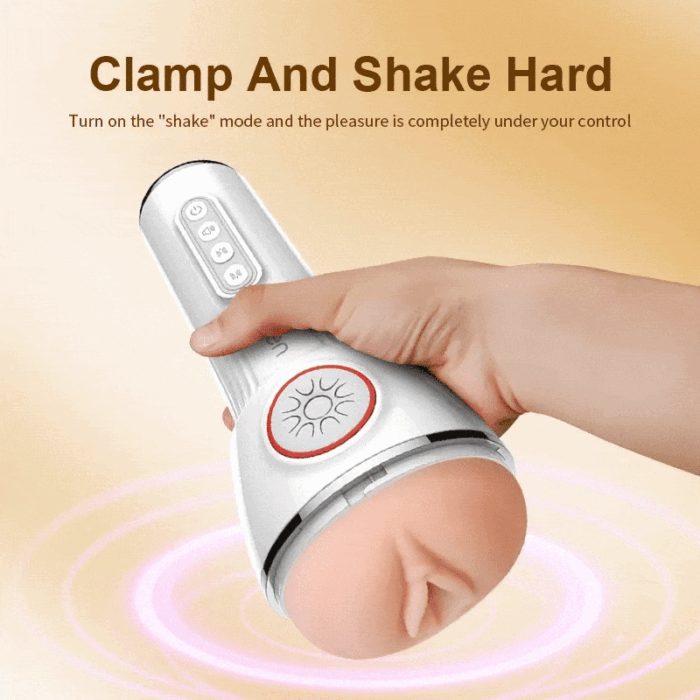 Leten SM240 Male Masturbator with Heating & Voice, 10 Vibrating & Sucking Modes Male Stroker