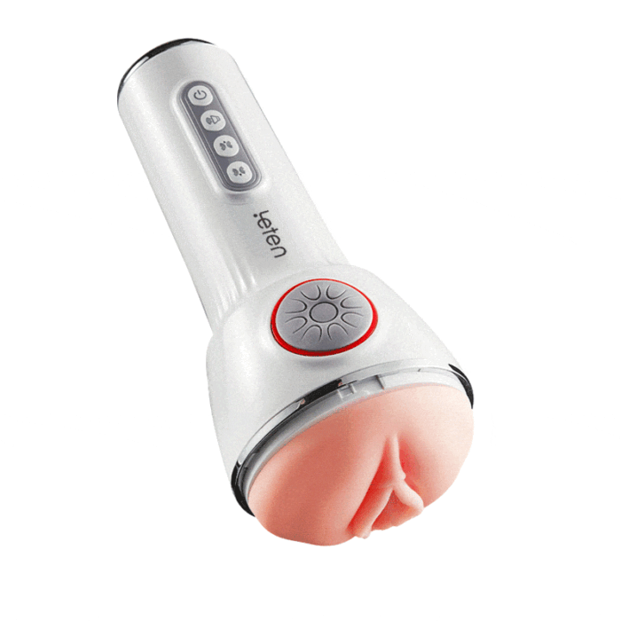 Leten SM240 Male Masturbator with Heating & Voice, 10 Vibrating & Sucking Modes Male Stroker