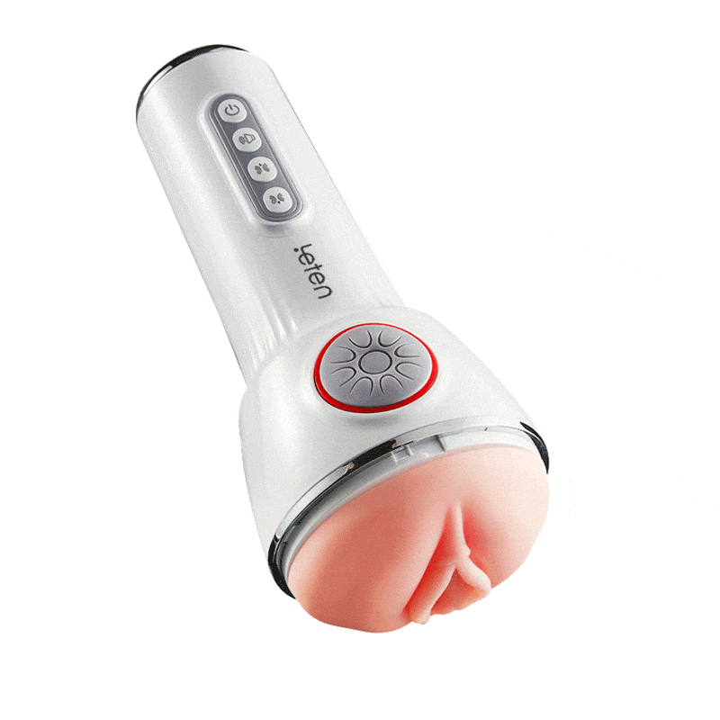 Leten SM240 Male Masturbator with Heating & Voice, 10 Vibrating & Sucking Modes Male Stroker