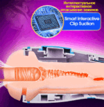 Leten Sm360 Automatic Male Masturbator Penis Pump with 7 Frequency Vibrations & 3 Speed Voice Masturbator