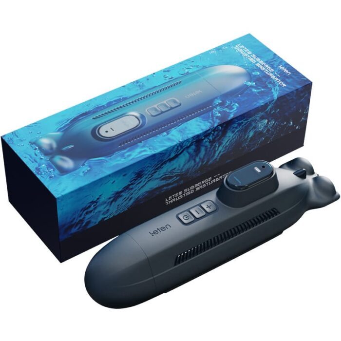 LETEN Submarine Fully Automatic Male Masturbator with 7 Vibration 3 Thrusting Modes Voice Masturbation Cup