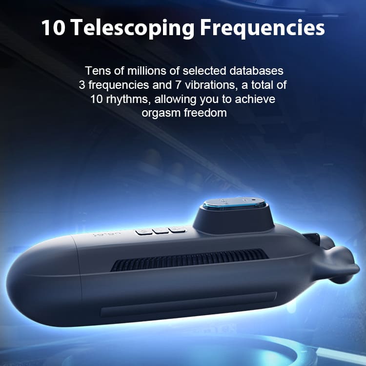 LETEN Submarine Fully Automatic Male Masturbator with 7 Vibration 3 Thrusting Modes Voice Masturbation Cup
