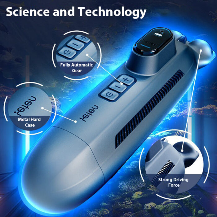 LETEN Submarine Fully Automatic Male Masturbator with 7 Vibration 3 Thrusting Modes Voice Masturbation Cup