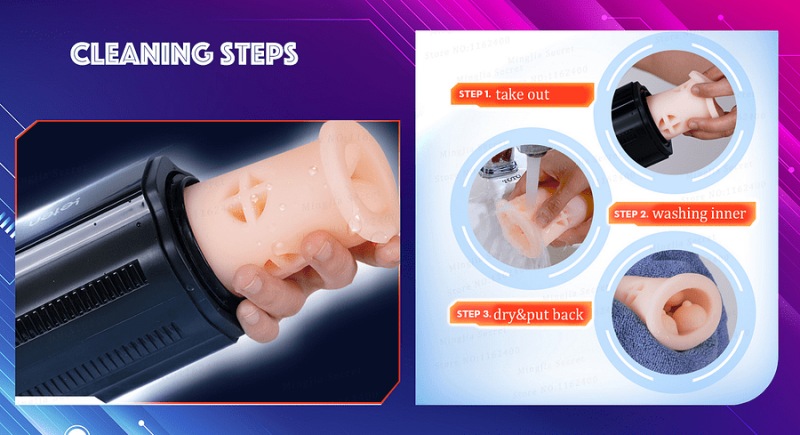 Leten Turbo 10 Thrusting Automatic Male Masturbator with Voice Heated 3D Textured Vibrating Stroker