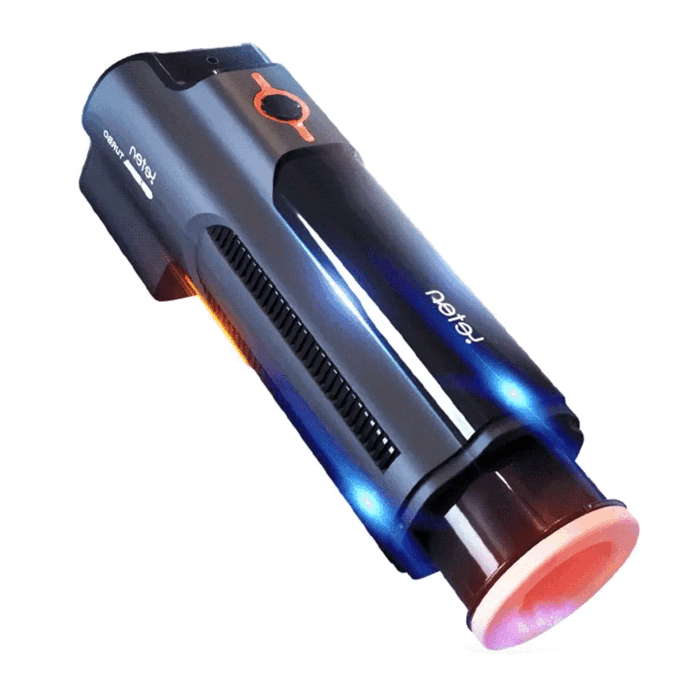 Leten Turbo 10 Thrusting Automatic Male Masturbator with Voice Heated 3D Textured Vibrating Stroker