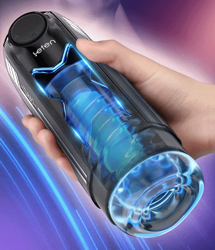 Leten X-Turbo 10 Variations Male Masturbator, 700 Piston/Min Electric Piston Heated Male Stroker