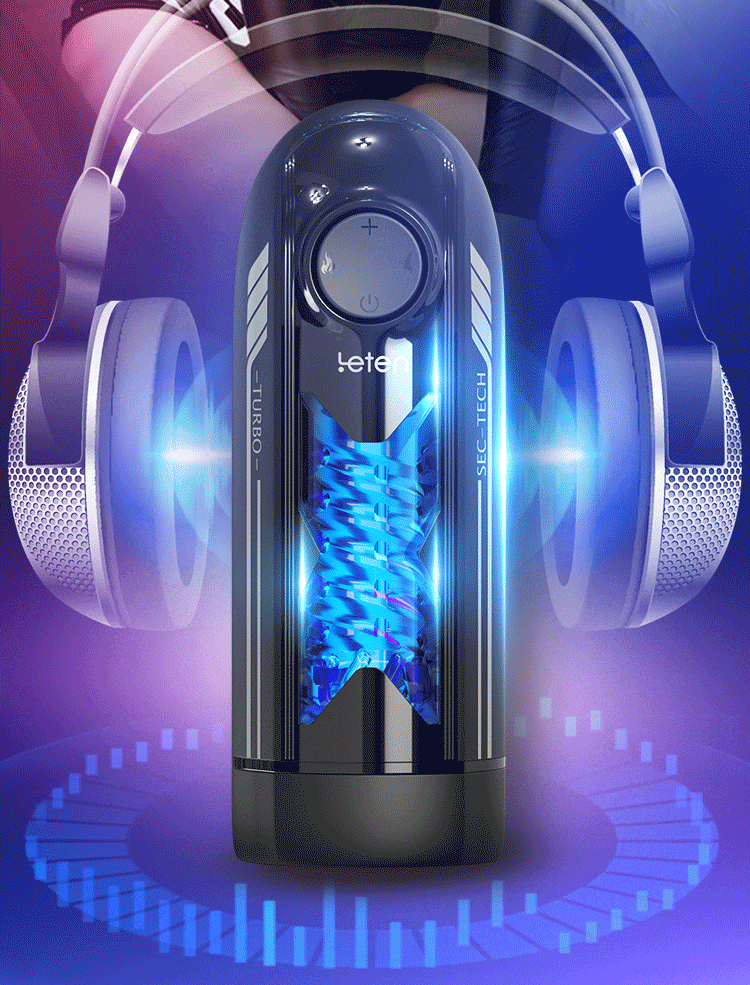 Leten X-Turbo 10 Variations Male Masturbator, 700 Piston/Min Electric Piston Heated Male Stroker