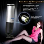 Leten X9 3RD Automatic Male Masturbator - 10 Frequency Vibrations Sex Toys for Men with Suction Cup Base