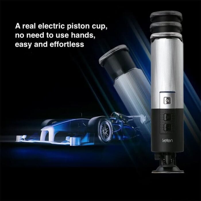Leten X9 3RD Automatic Male Masturbator - 10 Frequency Vibrations Sex Toys for Men with Suction Cup Base