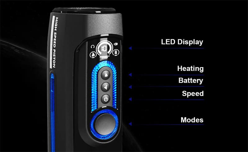 Leten X9 IV Automatic Male Masturbator Upgraded Piston with Moaning Heated Sex Toys for Men